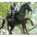 2015 high quality bronze warrior horse statue for sale